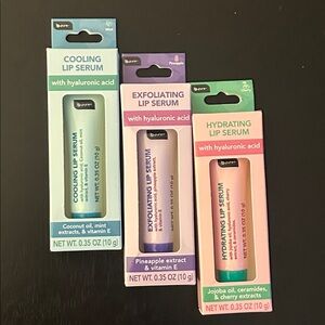 Bpure Lip Serum Set Bundle Exfoliating, Cooling, Hydrating